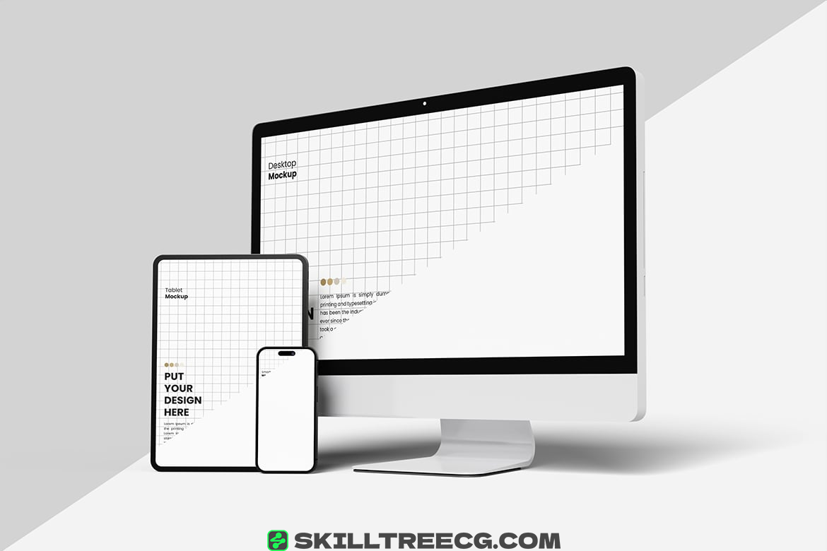 图片[2]-Multi Devices Mockup with Clean Background（216858）-技能树
